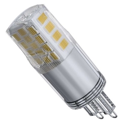 LED žárovka Classic JC / G9 / 4,2 W (40 W) / 470 lm / teplá bílá