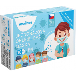 Mesaverde Kids Boys 3vrstvá ochranná rouška, výroba CZ, 10 ks