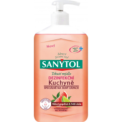 Sanytol Grapefruit & Svěží citrón dezinfekční mýdlo, 250 ml