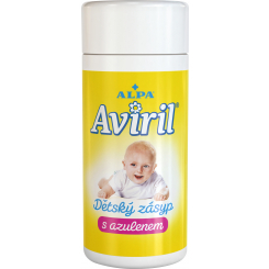 Alpa Aviril dětský zásyp s azulenem, 100 g