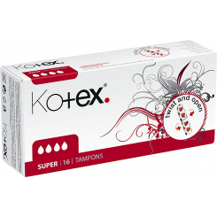  Kotex Super tampóny, 16 ks Kotex Super tampóny, 16 ks