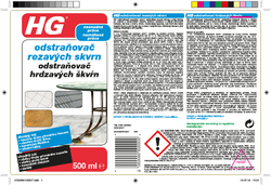 HG Odstraňovač rezavých skvrn 500ml