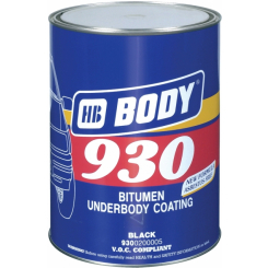 Body 930 bitumen barva na ochranu podvozků aut, černá, 1 kg