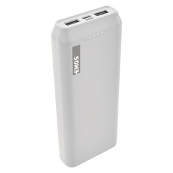 Powerbanka EMOS Alpha 20, 20000 mAh, bílá + kabel USB-C