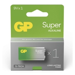 Alkalická baterie GP Super 9V (6LR61)