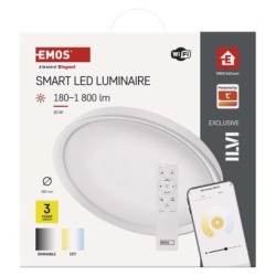 Chytré LED svítidlo GoSmart, přisazené, kruhové, 30W, RGB, stmívatelné, Wi-Fi