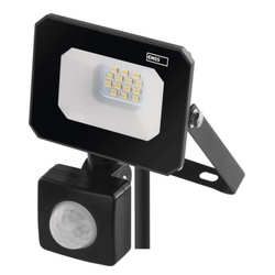 LED reflektor SIMPO s pohybovým čidlem, 10 W, černý, neutrální bílá