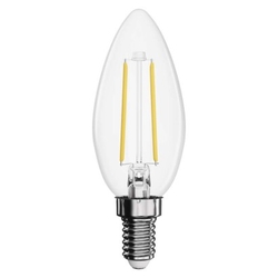 LED žárovka Filament svíčka / E14 / 2,2 W (25 W) / 250 lm / teplá bílá