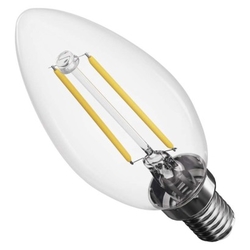 LED žárovka Filament svíčka / E14 / 2,2 W (25 W) / 250 lm / teplá bílá