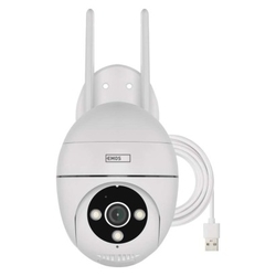 GoSmart Venkovní otočná kamera IP-800 WASP s Wi-Fi, bílá