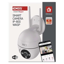 GoSmart Venkovní otočná kamera IP-800 WASP s Wi-Fi, bílá