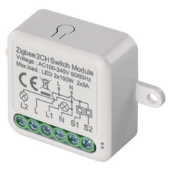 GoSmart modul spínací IP-2102SZ, ZigBee, 2-kanálový