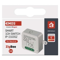 GoSmart modul spínací IP-2103SZ, ZigBee, 1-kanálový (nevyžaduje N vodič)