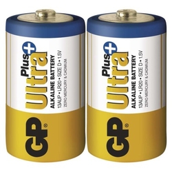 Alkalická baterie GP Ultra Plus D (LR20), 2 ks