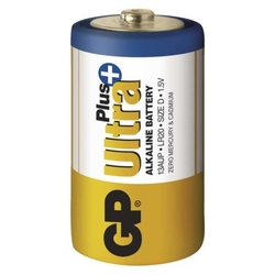 Alkalická baterie GP Ultra Plus D (LR20), 2 ks