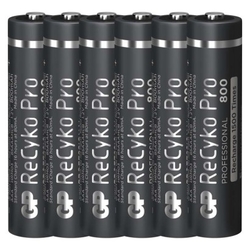 Nabíjecí baterie GP ReCyko Pro Professional AAA (HR03), 6 ks