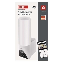 GoSmart Venkovní otočná kamera IP-310 TORCH s Wi-Fi a světlem, bílá