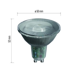 LED žárovka Classic MR16 / GU10 / 4,2 W (39 W) / 333 lm / studená bílá