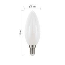 LED žárovka Classic svíčka / E14 / 7,3 W (60 W) / 806 lm / neutrální bílá