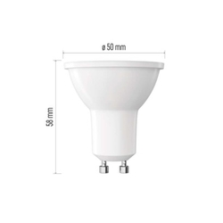 LED žárovka Classic MR16 / GU10 / 4 W (39 W) / 450 lm / teplá bílá