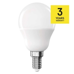 LED žárovka Classic Mini Globe / E14 / 4,2 W (40 W) / 470 lm / neutrální bílá