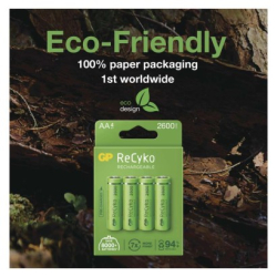 Nabíjecí baterie GP ReCyko 1000 AAA (HR03), 4 ks