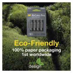 Nabíjecí baterie GP ReCyko Pro Professional AAA (HR03), 6 ks