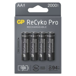 Nabíjecí baterie GP ReCyko Pro Professional AA (HR6), 4 ks