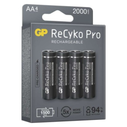 Nabíjecí baterie GP ReCyko Pro Professional AA (HR6), 4 ks