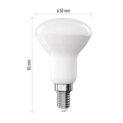 LED žárovka Classic R50 / E14 / 4,2 W (40 W) / 470 lm / teplá bílá