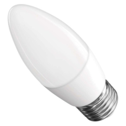 LED žárovka Classic svíčka / E27 / 4,2 W (40 W) / 470 lm / neutrální bílá