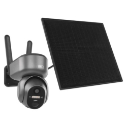 GoSmart Venkovní otočná kamera IP-6000 OWL s 4G/LTE, šedá