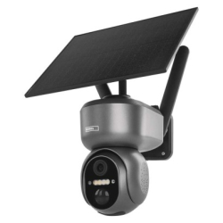 GoSmart Venkovní otočná kamera IP-6000 OWL s 4G/LTE, šedá