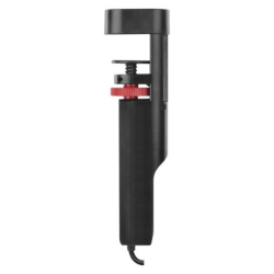 Prodlužovací kabel 1,5m/3 zásuvky/vypínač/uchycení na stůl/USB/černý/PVC/1,5mm2 