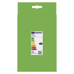 LED žárovka Filament G125 / E27 / 18 W (150 W) / 2452 lm / teplá bílá