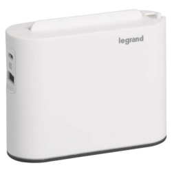 Legrand rozbočovací zásuvka 2× , bílá