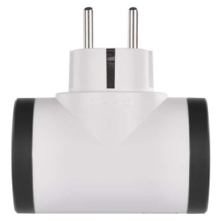 LEGRAND Revolution Rozbočovací zásuvka 2×, 1× USB-A + 1×USB-C