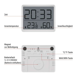Digitální teploměr s vlhkoměrem E6210