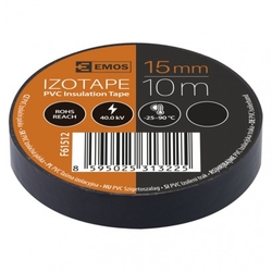 Izolační páska PVC 15mm / 10m černá