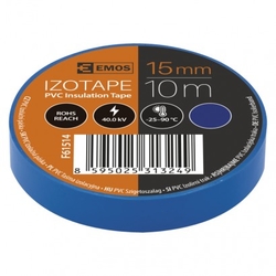 Izolační páska PVC 15mm / 10m modrá