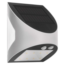 Solární LED svítidlo LUMI s pohybovým čidlem, bílé, neutrální bílá