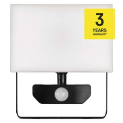 LED reflektor TAMBO se senzorem pohybu, 30 W, 3000 lm, černý