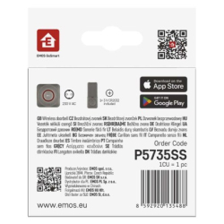 GoSmart Domovní bezdrátový zvonek P5735SS do zásuvky s WiFi