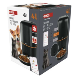 GoSmart dávkovač krmiva, 4 l, černý, Wi-Fi