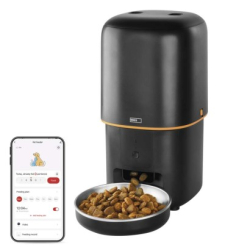 GoSmart dávkovač krmiva, 4 l, černý, Wi-Fi