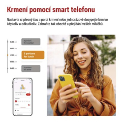 GoSmart dávkovač krmiva, 4 l, černý, Wi-Fi