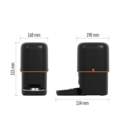 GoSmart dávkovač krmiva, 4 l, černý, Wi-Fi