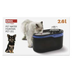 Vodní fontána Pet Care, 2,6 l, šedá