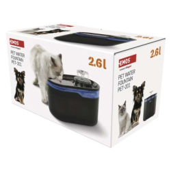 Vodní fontána Pet Care, 2,6 l, šedá
