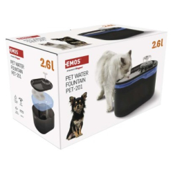 Vodní fontána Pet Care, 2,6 l, šedá
